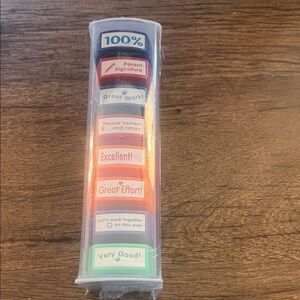 Colorful Teacher Stamp Set